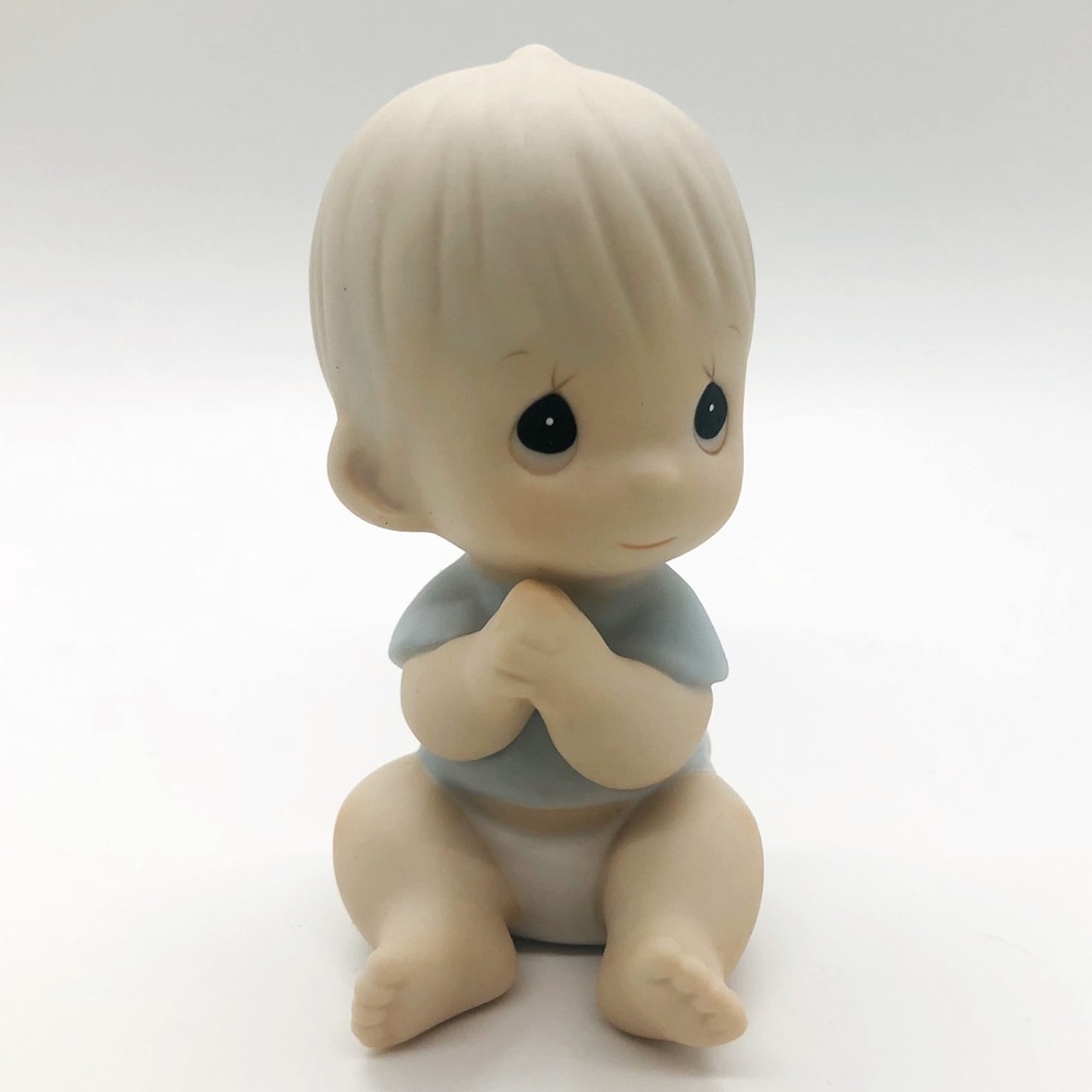 NEW - Precious Moments Boy Sitting Up